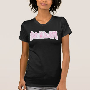 T-shirt Flammes roses Femboy