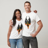T-shirt Flammes tribales Phoenix Firebird (Unisexe)