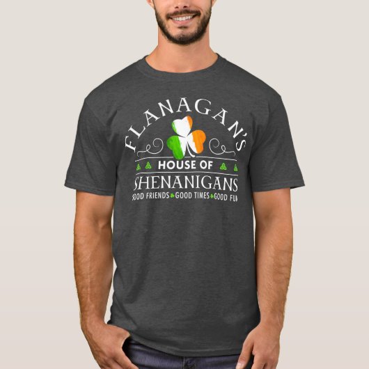 T-shirt Flanagan  House of Shenanigans St Patricks Day (Devant)