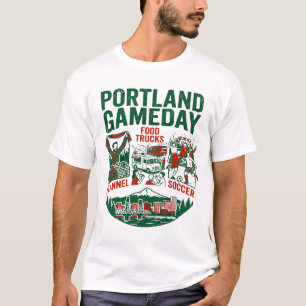 T-shirt Flanelle de jour de match de Portland Camions de n