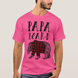 T-shirt Flannel Papa Bear Beard