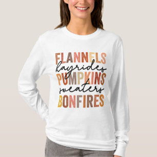 T-shirt Flannels Hayrides Citrouille Sweaters Vintages Bon
