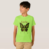 T-shirt Flapper Butterfly Flying Woman Illustration (Devant entier)