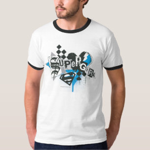 T-shirt Flaques et éclaboussure de Supergirl