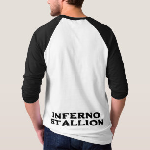 T-shirt Flare Gallop : Orange Horse avec Inferno Mane