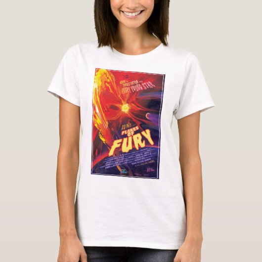 T-shirt Flares Of Fury Poster, Au Microscopii. (Devant)