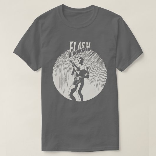 T-shirt Flash Gordon 1980 blanc (Design devant)