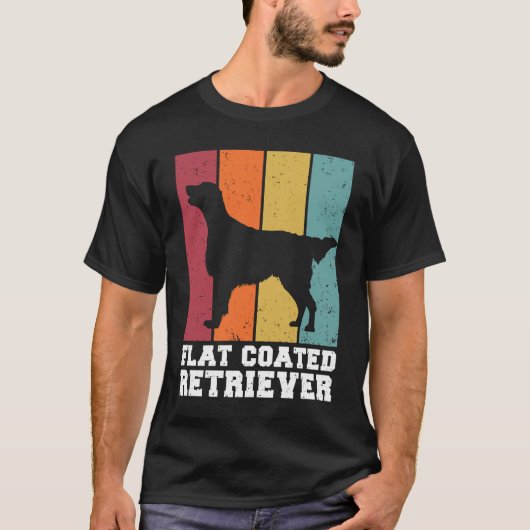 T-shirt Flat Coated Retriever Vintage 2 (Devant)