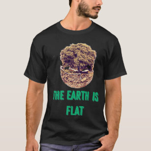 T-shirt Flat Earth Inspired Design