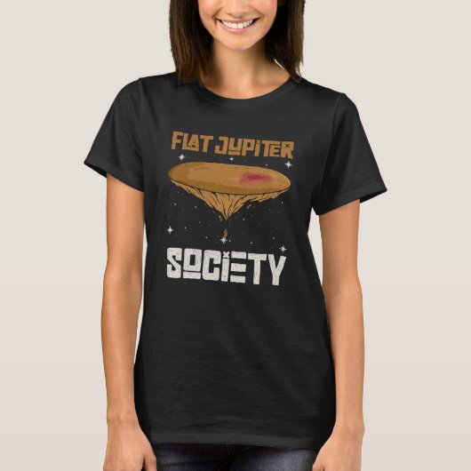 T-shirt Flat Jupiter Society  Jupiter Planet (Devant)