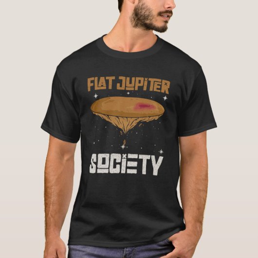 T-shirt Flat Jupiter Society Jupiter Planète (Devant)