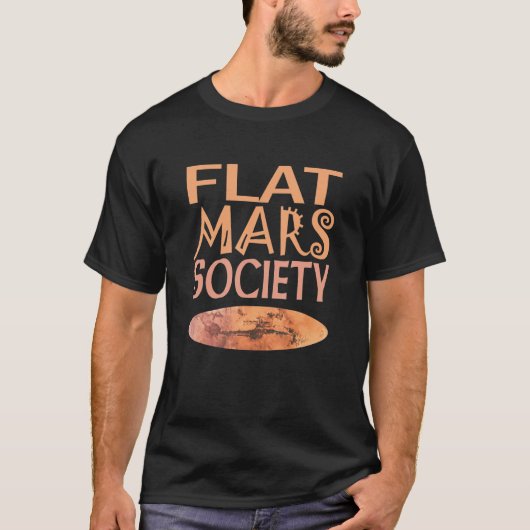 T-shirt Flat Mars Society 1 (Devant)