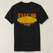 T-shirt Flat Soleil Cadeau Funny Flat Earth Lover Men Flat (Design devant)
