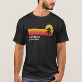 T-shirt Flathead National Forest Montana Style Cool Retro (Devant)