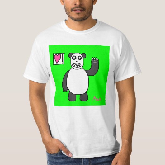 T-shirt Flatte bassement le panda (Devant)