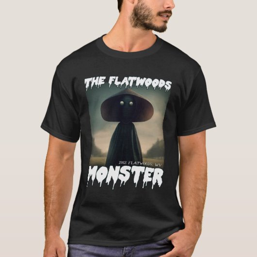 T-shirt Flatwoods Monster Braxie 1952 Déplaisant Scary Cry (Devant)