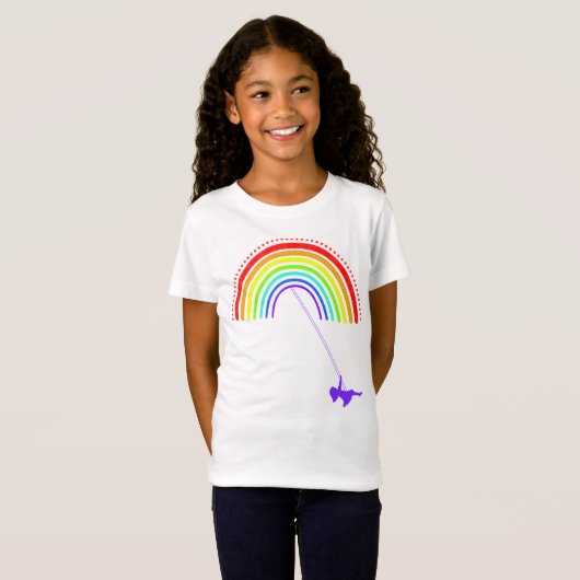 T-Shirt Flèche arc-en-ciel (Devant entier)