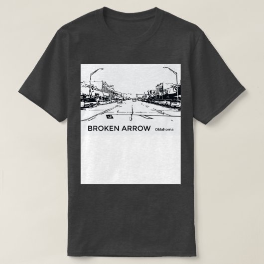 T-shirt Flèche brisée Oklahoma (Design devant)