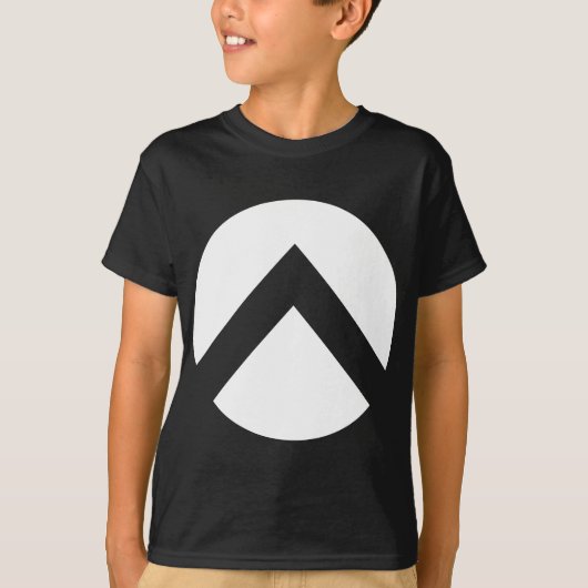 T-shirt Flèche circulaire Chevron (Devant)
