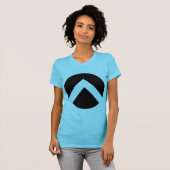 T-shirt Flèche circulaire Chevron (Devant entier)