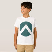 T-shirt Flèche circulaire Chevron (Devant entier)