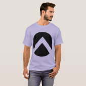 T-shirt Flèche circulaire Chevron (Devant entier)