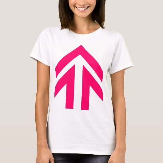 T-shirt Flèche creux (Devant)