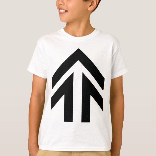 T-shirt Flèche creux (Devant)