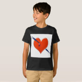 T-shirt Flèche dans le coeur (Devant entier)