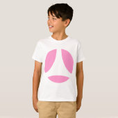 T-shirt Flèche de boule de courbe (Devant entier)