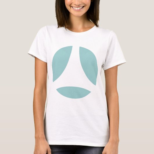 T-shirt Flèche de boule de courbe (Devant)