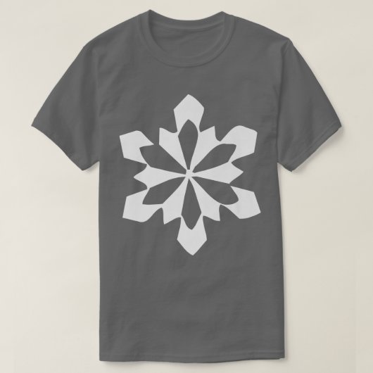 T-shirt Flèche de neige géométrique (Design devant)