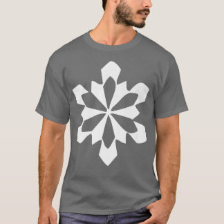 T-shirt Flèche de neige géométrique