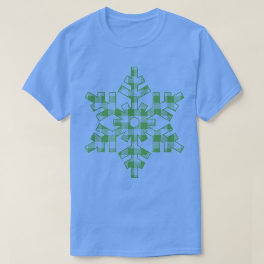 T-shirt Flèche de neige verte (Design devant)