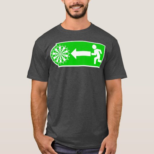T-shirt Flèche de sortie fléchettes - Cible Cadeau d'anniv (Devant)