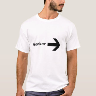 T-shirt flèche droite, Wanker