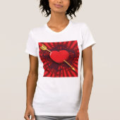 T-shirt Flèche du coeur rouge (Devant)