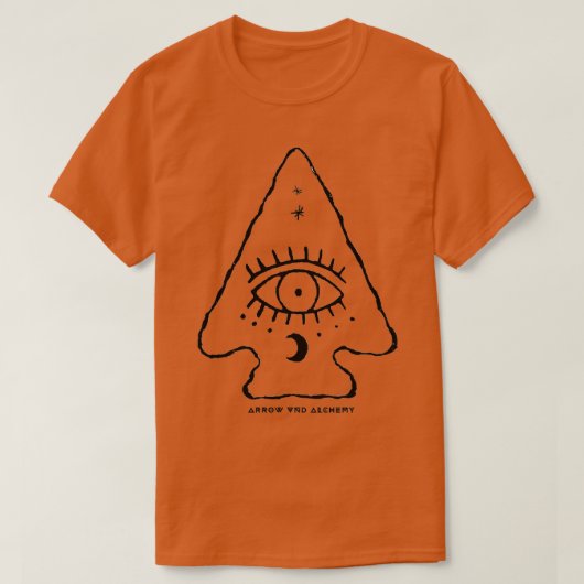 T-shirt flèche et alchimie talisman (Design devant)