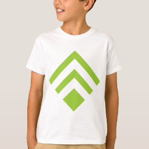T-shirt Flèche géométrique 02 - Martian Green