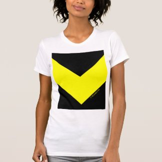 T-shirt Flèche jaune néon