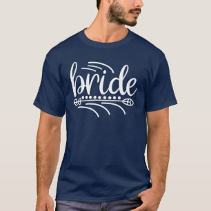T-shirt Flèche Mignonne de Mariée Tenue de Fête de Mariage