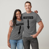 T-shirt Flèche Neutre Drôle Mens Vasectomie Cadeau Vasecto (Unisexe)