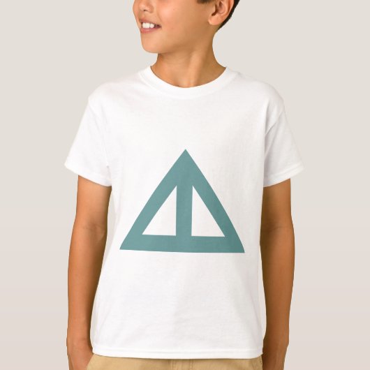 T-shirt Flèche triangulaire divisée (Devant)
