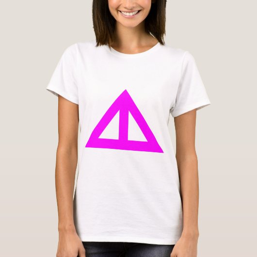 T-shirt Flèche triangulaire divisée (Devant)
