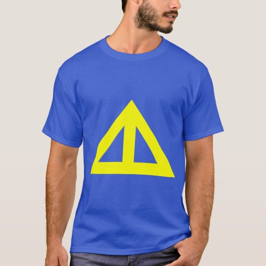 T-shirt Flèche triangulaire divisée (Devant)