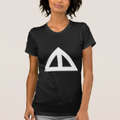 T-shirt Flèche triangulaire divisée (Devant)