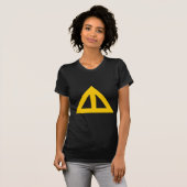 T-shirt Flèche triangulaire divisée (Devant entier)