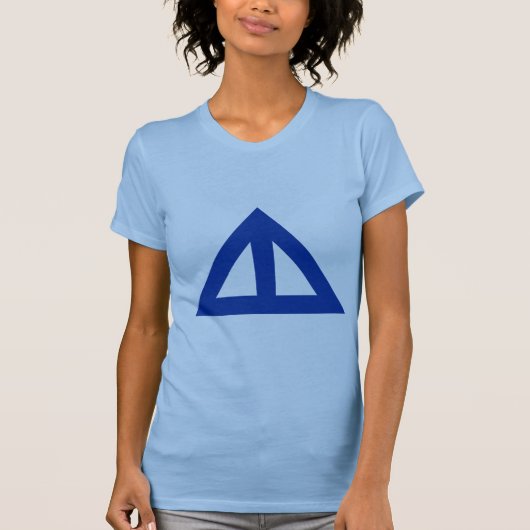 T-shirt Flèche triangulaire divisée (Devant)