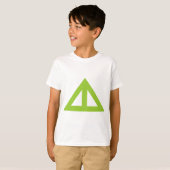 T-shirt Flèche triangulaire divisée (Devant entier)