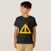 T-shirt Flèche triangulaire divisée (Devant entier)